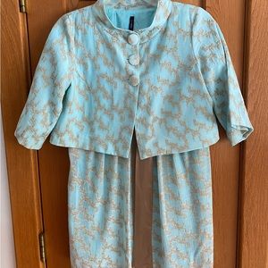 Girls spring and summer dress with matching jacket.